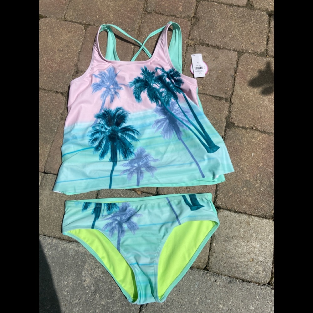 NWT justice tankini sz 14 girls
